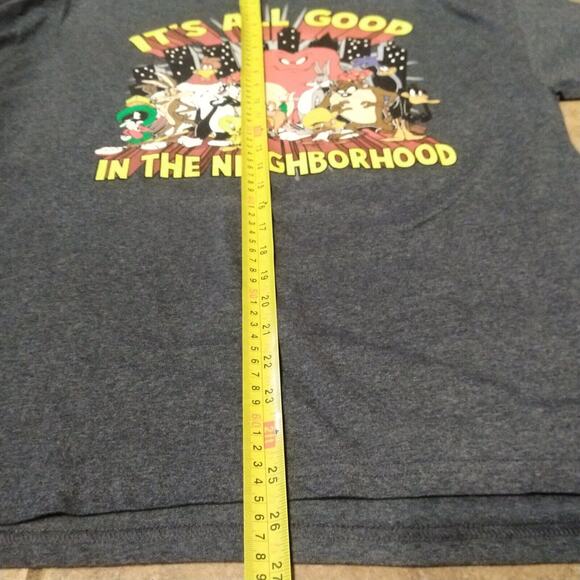 Looney Tunes Classic Gray Its All Good In The Neighborhood Extra Large TShirt XL - Picture 5 of 8